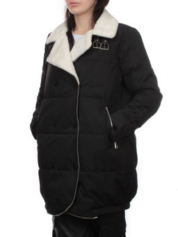 S24-236 BLACK Куртка демисезонная женская (100 гр. холлофайбер) - Fashion фото 5