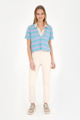 Женские бежевые джинсовые брюки - U.s. polo assn фото 10