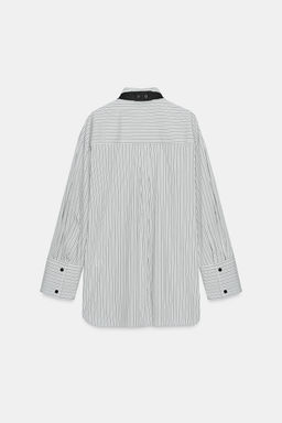 POPLIN SHIRT WITH TIE - Zara фото 7