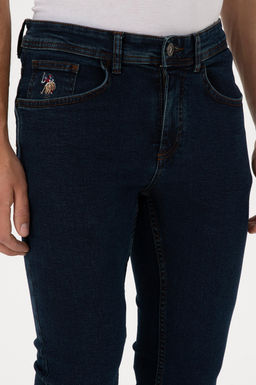 Erkek Koyu Mavi Slim Fit Jean Pantolon - U.s. polo assn фото 5