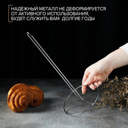 Держатель для бумажных полотенец настольный Доляна, 13.5×13.5×28 см, хромированный