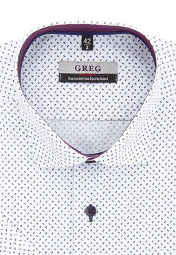 Сорочка мужская короткий рукав GREG 173/109/2107/ZS/1