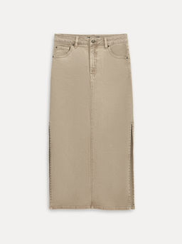 CONTE CON-946 Юбка джинсовая женская peanut  фото 9