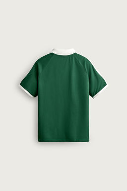 POLO CONTRASTE F?TBOL RETRO / Verde - Zara фото 8