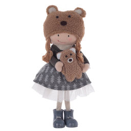 Игрушка набивная с подсветкой "Мальчик/Девочка", L13 W9 H37 см, 2в.