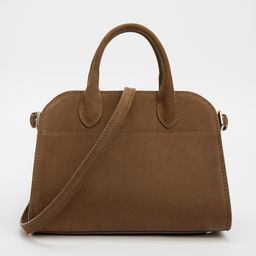 Женская сумка с ручками CALZETTI ASHLEY MINI Артикул 4250255, серо-коричневый