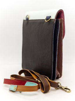 Сумка натуральная кожа через плечо №1133/56 - Ганг фото 3