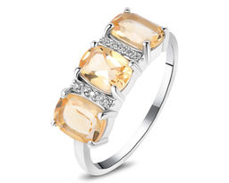 Кольцо, цитрин, Сардина