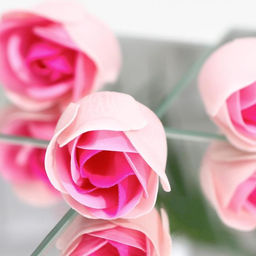 Цена за 2 шт. Мыльные розочки, трёхцветные, набор 3 шт. - Simaland фото 5