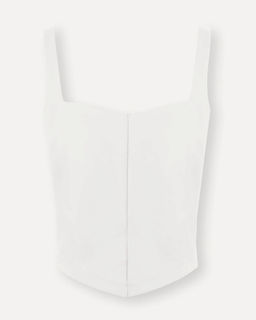 Приталенная блузка-топ корсетного кроя - Incity фото 5