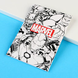 Блокнот А6 на скрепке, 32 листа, Marvel, Мстители  фото 3