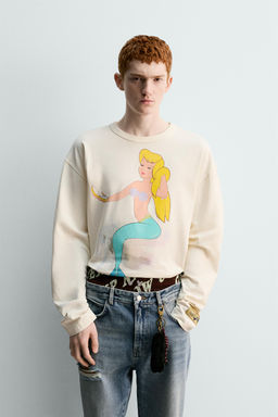 PETER PAN MERMAID HARRY LAMBERT FOR ZARA X DISNEY T-SHIRT фото 2