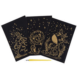 Hobbius GHPM-14 Набор для творчества Гравюра мини 10 x 15 см 1 х 3 шт Сафари (золото)  фото 4