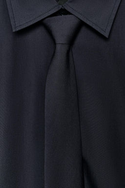 ZW COLLECTION POPLIN SHIRT WITH TIE - Zara фото 7