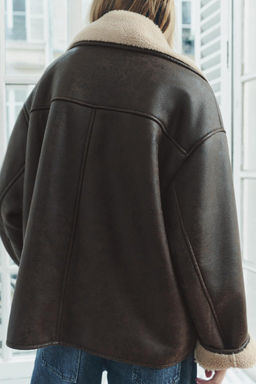 DOUBLE-FACED JACKET ZW COLLECTION - Zara фото 6