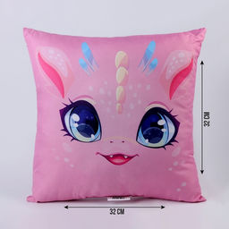 Подушка квадратная Дракоша, розовый - Mni mnu фото 2