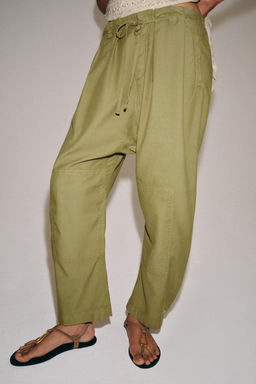 PANTAL?N JOGGER ZW COLLECTION / Khaki - Zara фото 2