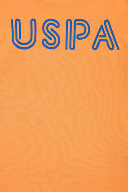 Детская оранжевая футболка с круглым вырезом Неожиданная скидка в корзине - U.s. polo assn фото 5