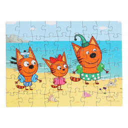 Цена за 20 шт. Пазл «Три кота», 54 элемента