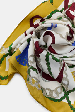 100% SILK PRINTED SCARF - Zara фото 5