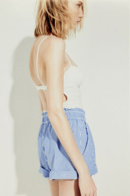 Pantalon corto de popelina con cintura elastica - H&m фото 4