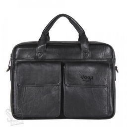 Портфель мужской 1802-01 black Jeep в Новосибирске - S-style фото 3