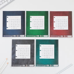 Тетрадь А5, 12 листов на скрепке в линию Школьные принадлежности, 5 видов МИКС, белизна 96% . - Artfox study фото 15