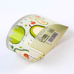 Цена за 10 шт. Линейка-закладка, картон, 25 см Авокадо - Artfox фото 3