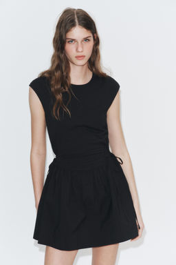 VESTIDO CORTO COMBINADO / Negro - Zara фото 2