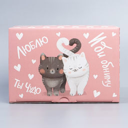 Цена за 2 шт. Коробка подарочная сборная, упаковка, Иди обниму, 22?15?10 см