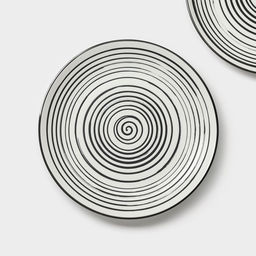 Набор тарелок обеденных фарфоровых Magistro Hypnose, 25.7×2.5 см, 2 шт.