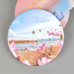 Зеркало карманное 7,5 см / CW419-4 /уп 12/480/ - Галеонтрейд фото 2