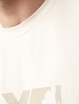 Футболка из премиального хлопка с авторским принтом - Vilatte фото 2