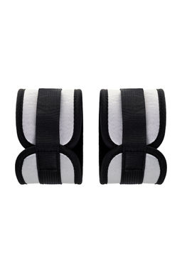 Поножи Anonymo #0157, полиэстер, черно-серебристый, 28,5 см