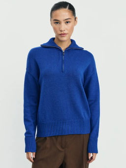 Джемпер на молнии из вискозы / Zarina  фото 3