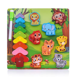 Пазл-вкладыш "Лесные зверята"