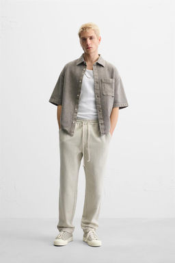 COTTON - LINEN TROUSERS - Zara фото 28