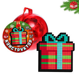 Конструктор в шаре Подарок, 389 деталей