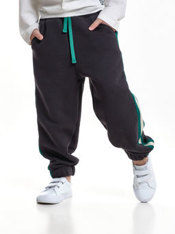 Брюки с лампасом для мальчика штаны спортивные 22-7681 светлый графит - Mini maxi фото 24