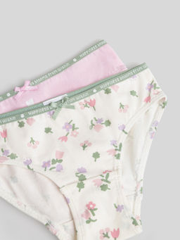 ACOOLA / Трусы детские для девочек в наборе из 2шт Granat цвет в ассортименте  фото 3