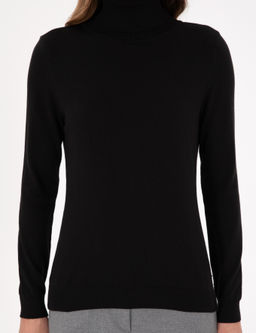 Siyah Slim Fit Basic Kazak - Pierre cardin фото 6