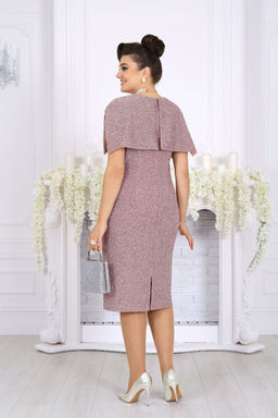 Платье Ninele 7524 пудра  фото 4