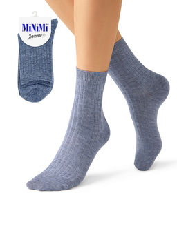 MINI INVERNO 3302 носки жен. (осенние модели) полиамид 20 %, Эластан 15 %, шерсть 18 %, акрил 47 % - grigio