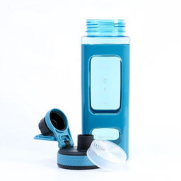 Спортивная бутылка для воды «Гава», 700 мл, 24×7 см, синяя