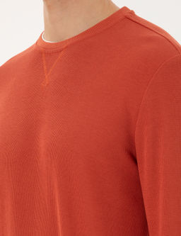 Kahverengi Regular Fit Sweatshirt - Pierre cardin фото 7
