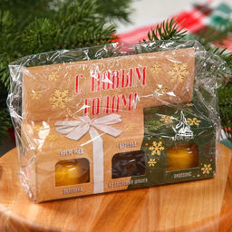 Подарочный набор Радостных дней, 2 крем-меда и варенье с шишками по 30 г - Доброе здоровье фото 5