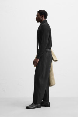 BALLOON FIT PLEATED TROUSERS - Zara фото 5