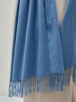 В составе шерсть ! теплый двусторонний палантин - Tantino фото 5