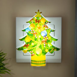 Ночник «Елочка» LED 2.5×8×10 см