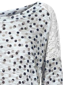 Пуловер, бело-пестрый - Heine фото 5